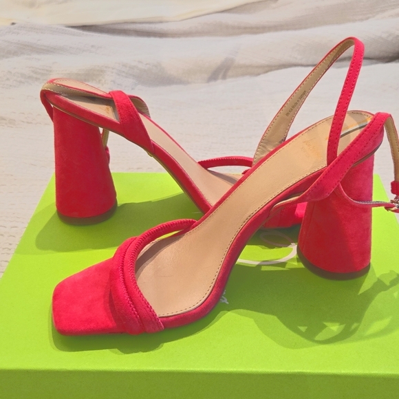 Sam Edelman Shoes - Sam Edelman Kia Suede Sandal Dahlia Pink 8M New